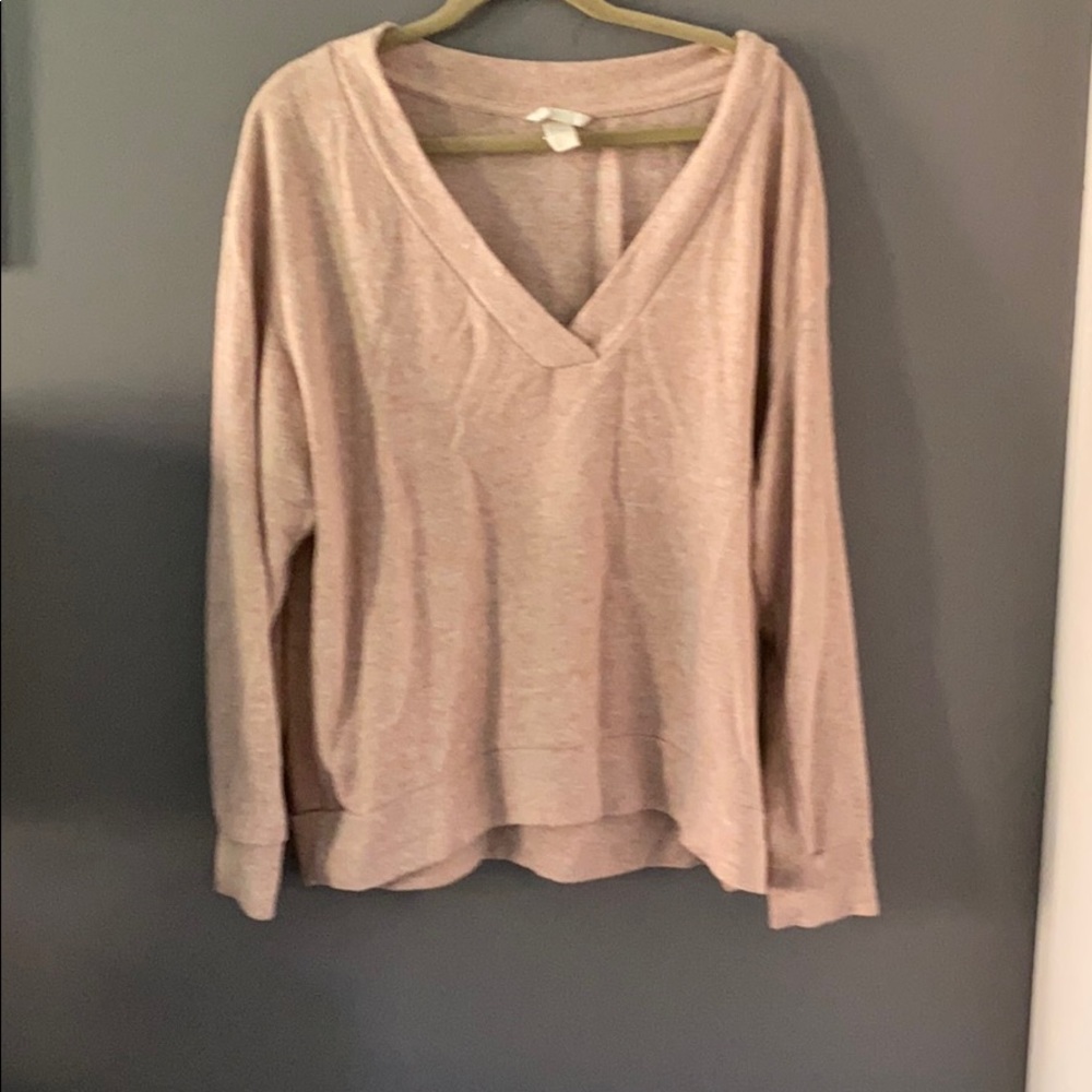 Cozy pink sweater
